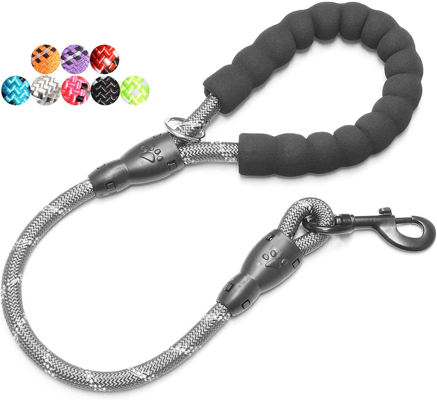 Reflective Dog Leash β 5FT Heavy Duty Rope Lead with Padded Handle | Durable & Safe for Night Walks