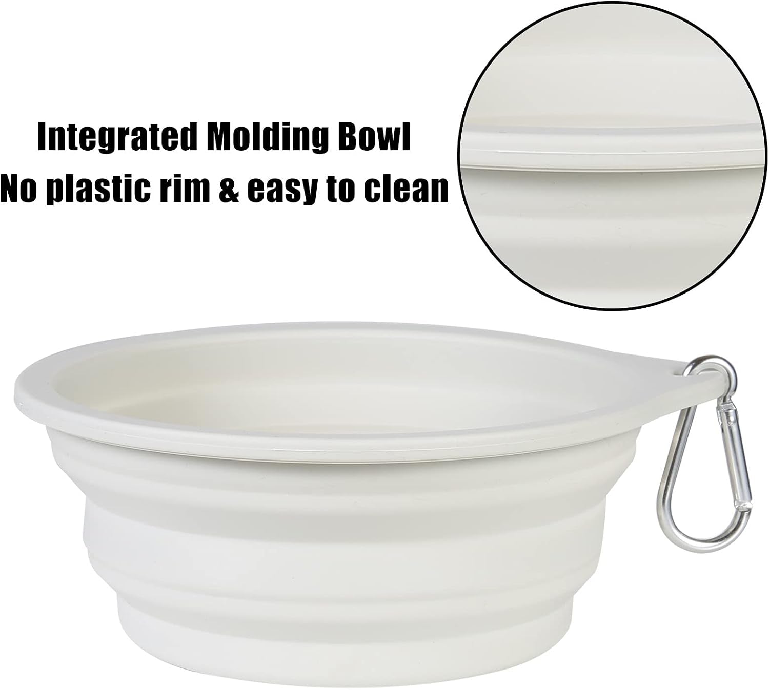 2-Pack Collapsible Dog Bowls – BPA-Free Silicone Travel Set (600ml)