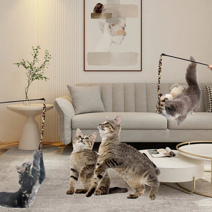 21-Piece Cat Toy Set – Tunnel, Teaser Wand, Balls & Mice for Indoor Play