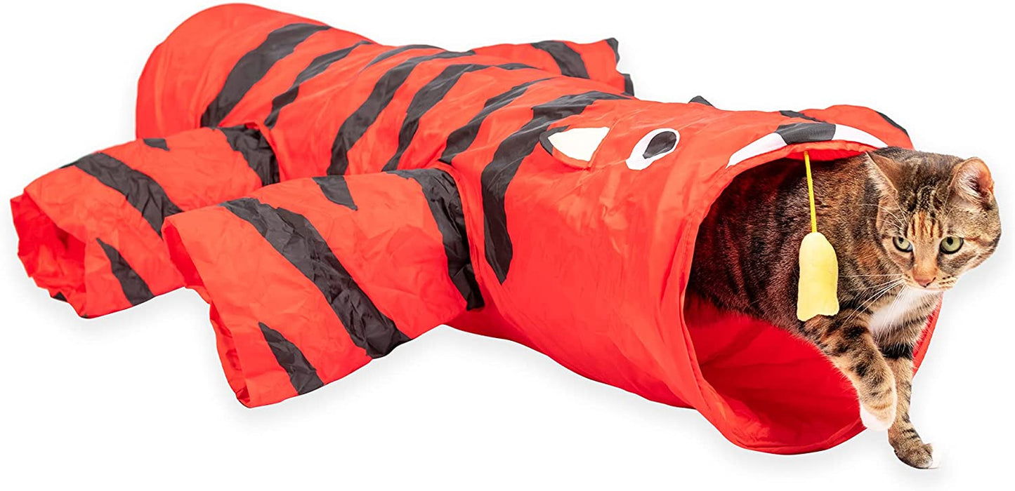 Magic Mewnicorn 5-in-1 Cat Tunnel Toy – Crinkle, Chase & Hide Fun